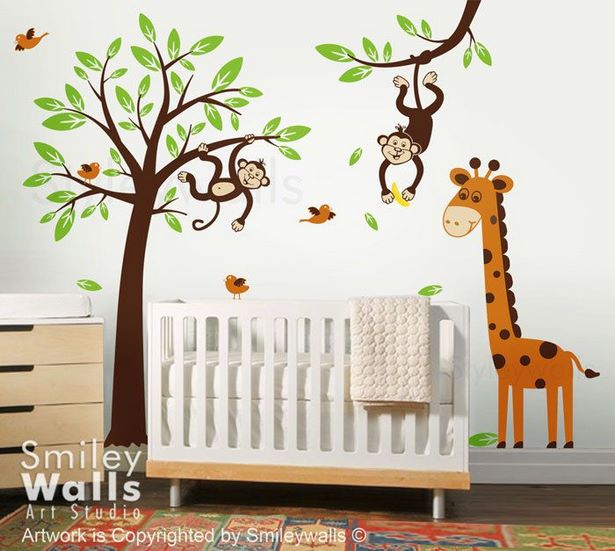 Bilder für babyzimmer selber malen