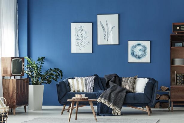 Blaues sofa welche wandfarbe passt