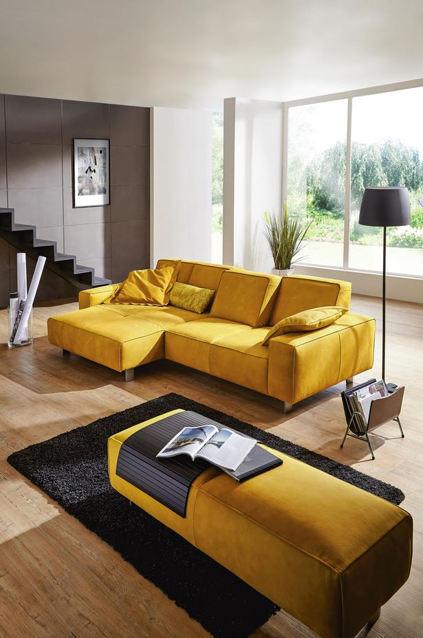 Gelbes sofa welche wandfarbe