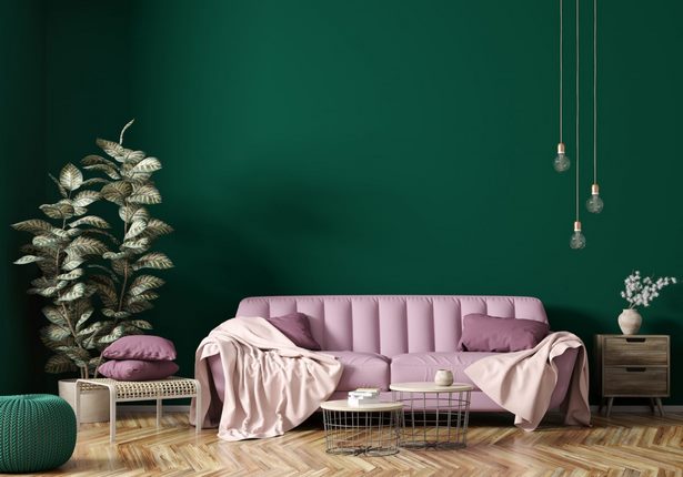 Grüne couch welche wandfarbe