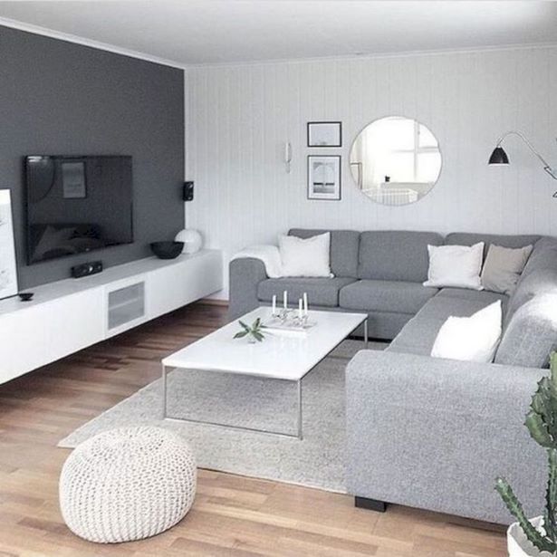 Wohnzimmer grau ideen