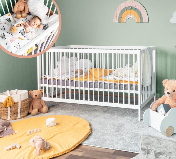 Babybett einrichten