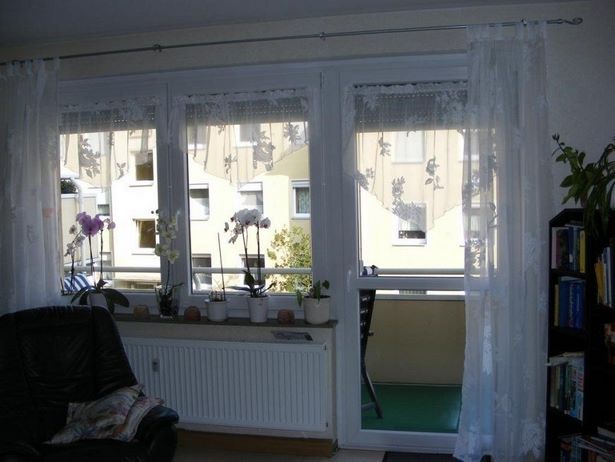 Gardinen für wohnzimmerfenster mit balkontür