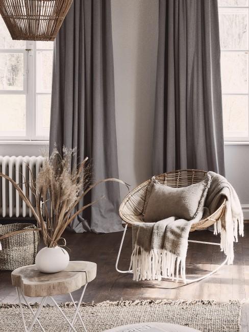 Ideen für gardinen im wohnzimmer