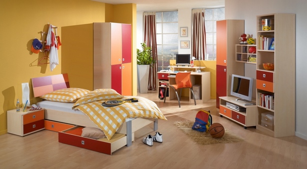Jugendzimmer orange