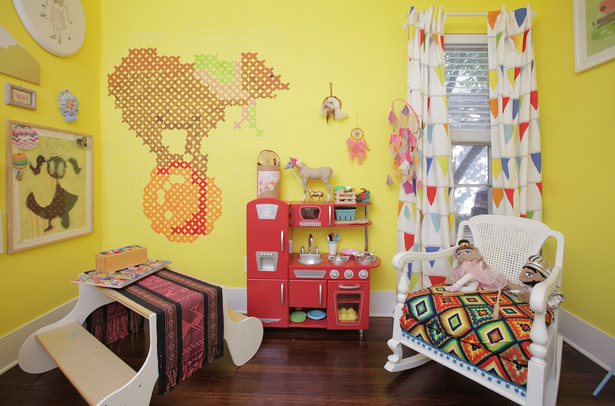 Kinderzimmer gelb streichen