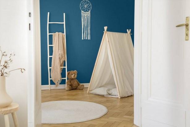 Kinderzimmer wandfarbe blau