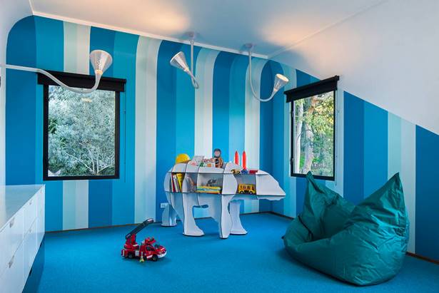 Mädchenzimmer blau