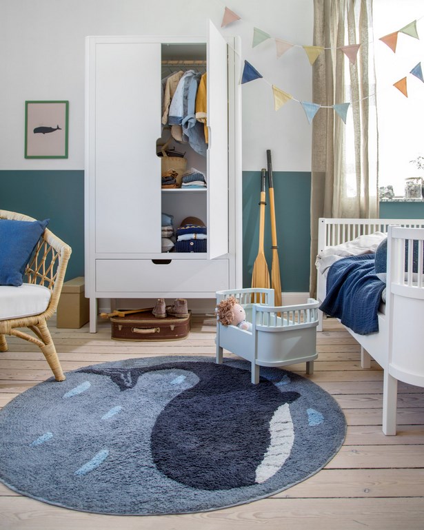 Wandfarbe blau kinderzimmer