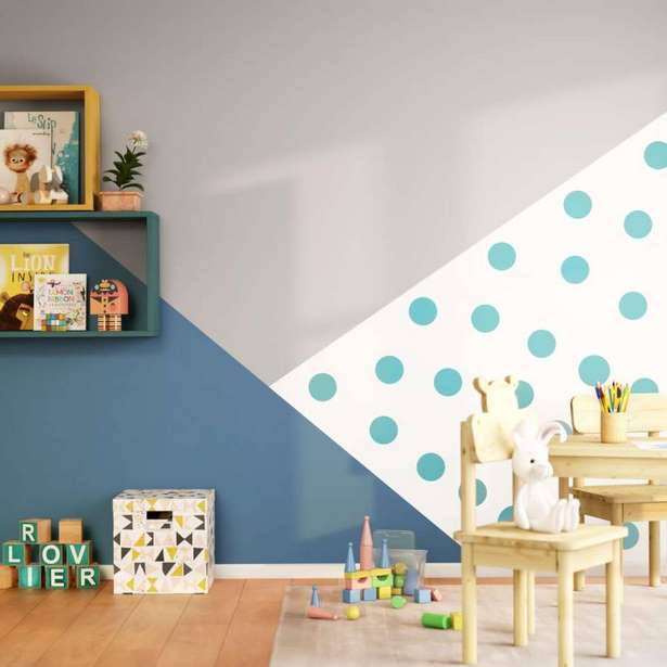 Wandfarbe blau kinderzimmer