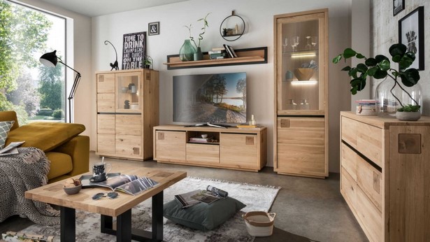 Wohnzimmer eiche modern