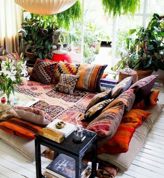 Wohnzimmer orientalisch modern