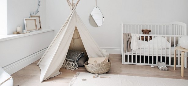 Skandinavisches babyzimmer