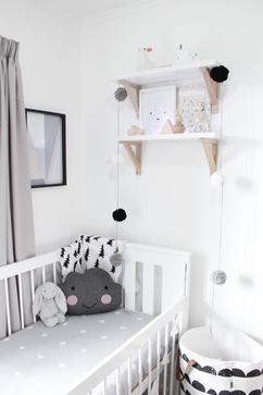 Skandinavisches babyzimmer