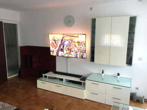 Wandgestaltung wohnzimmer fernsehwand