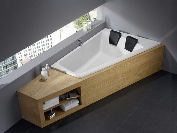 Eckbadewanne modern