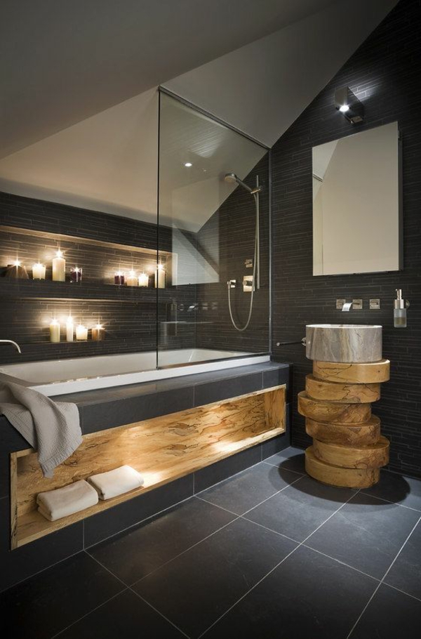 Moderne badezimmereinrichtung