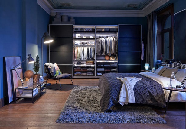 Schlafzimmer in blau gestalten