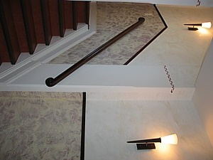 Wandgestaltung treppenhaus