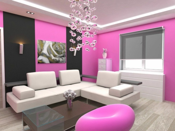 Wohnzimmer farben muster