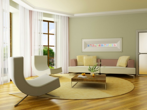Wohnzimmer wände farben
