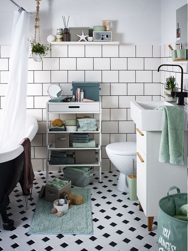 Badezimmer mint