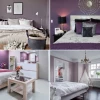 Schlafzimmer wandfarbe lila