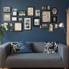 Blaues wohnzimmer ideen